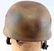 WWII GERMAN LUFTWAFFE PARATROOPER CAMO HELMET - 3