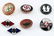WWII GERMAN THIRD REICH PARTY BADGE LOT OF SEVEN