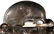 WWII GERMAN WAFFEN SS OFFICER VISOR CAP TOTENKOPF - 3