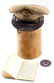 WWII US ARMY AIR FORCE DIARY & NCO CRUSHER HAT