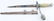 WWII GERMAN THIRD REICH 2ND MODEL LUFTWAFFE DAGGER