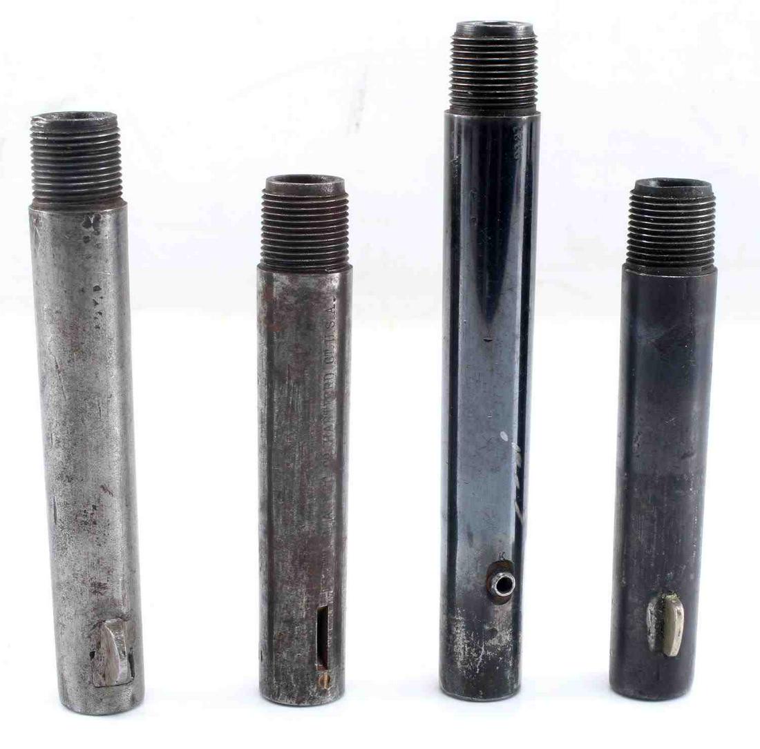ANTIQUE COLT SAA BARREL VARIOUS CALIBER LOT OF 4: Antique Colt SAA Barrel Various Calibers Lot of 4. One is marked "Colt PT.Fa.MFG.Co, Hartford, Conn" and measures 5.5 inches. 2 barrels measures 4.25 inches and one measures 4.75 inches. There is some