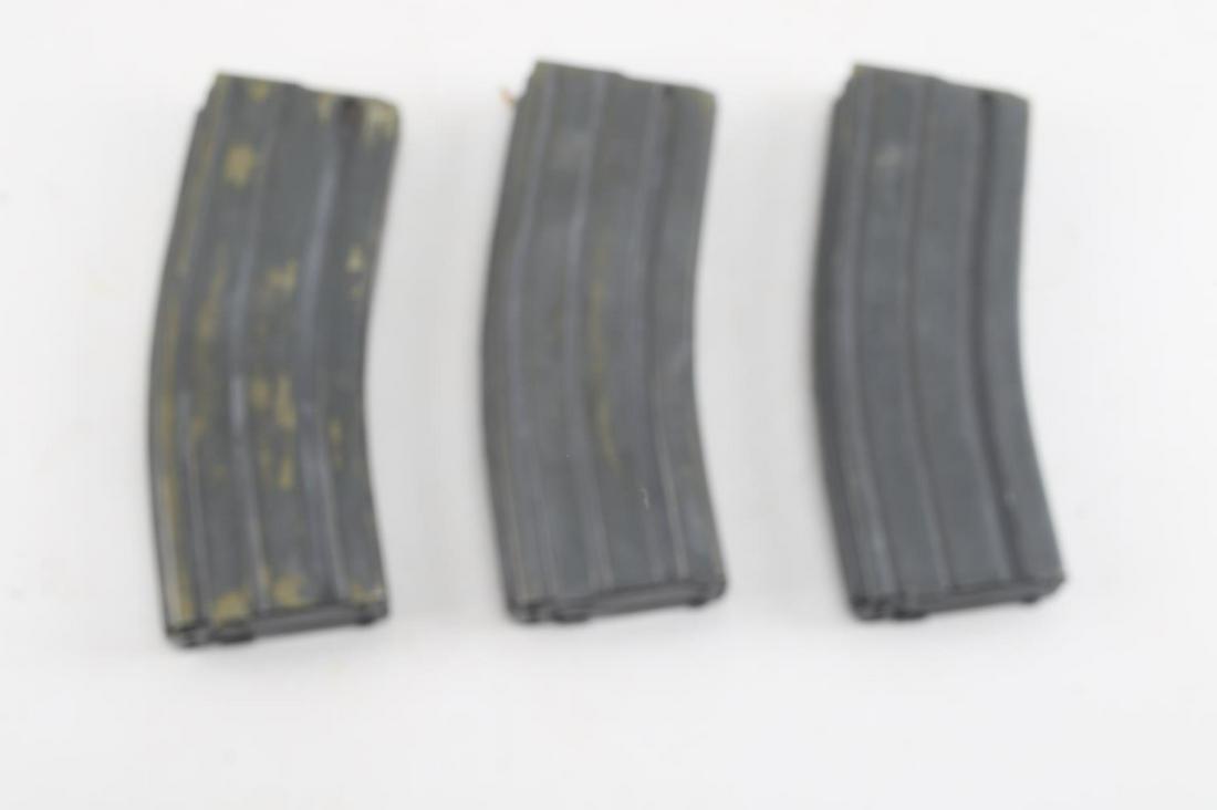 LOADED HIGH CAPACITY AR 15 556 MAGAZINE LOT OF 3: Loaded High Capacity AR-15 Magazine Lot of 3. 30 round magazines. Makers of the magazines are Parsons Precision Products, Adventure Line and Labelle. The magazines have some finish loss and some cartr