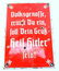 WWII GERMAN THIRD REICH HEIL HITLER SIGN