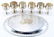WWII GERMAN OFFICER'S 6 SCHNAPPS CUPS WITH TRAY - 3