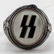 WWII GERMAN 3RD REICH WAFFEN SS SILVER ENAMEL RING