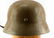 WWII GERMAN THIRD REICH AFRICA CAMPAIGN HELMET - 6