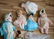 ANTIQUE DOLLS BRIDE GROOM HANDMADE CLOTHES - 2