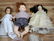 LOT ANTIQUE DOLLS HANDMADE CLOTHES & BEAR PUPPET - 4