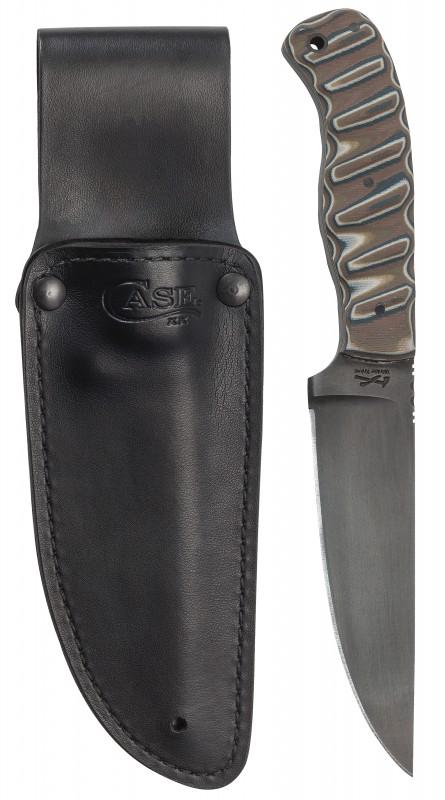 WR CASE AND SONS THE CASE WINKLER SKINNER 43171: Black Oxide Caswell™ Finish on Blade Lanyard Hole • Molded Black Leather SheathThe Case Winkler Skinner is a fixed blade knife crafted collectively by W.R. Case & Sons Cutlery Company, Winkler Kni