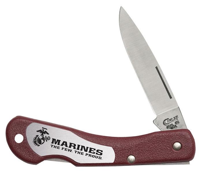 USMC MARINES BLACKHORN LOCK CASE KNIFE MIB: Number 13184, 059LSS, new in box