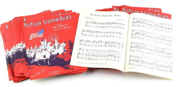 120 + SHEET MUSIC KKK KU KLUX STEPPIN BLUES NEWTON (1 of 2)