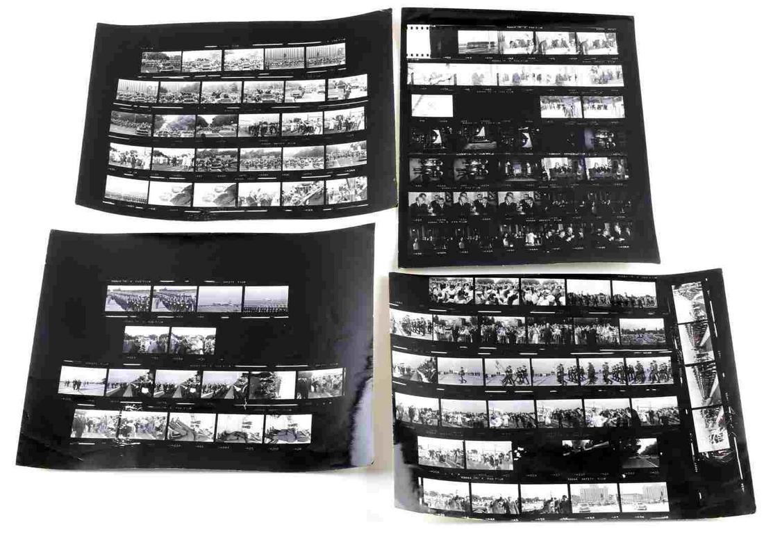 PRESIDENT FORD VISITS ROMANIA SHEETS OF PHOTOS 70S: President Ford visiting Romania in the '70s to visit troops, dancing in parade, meeting with President Ceausescu who was overthrown in 1989 during the revolt. He and his wife were executed. 113 photos