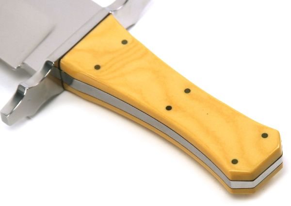 GIL HIBBON CUSTOM MADE LARGE BOWIE KNIFE - 4