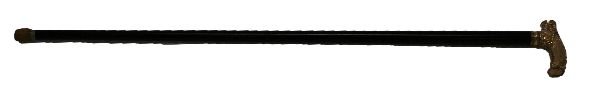 DR WADSWORTH PENN STATE MINERS PRESENTATION CANE: DR WADSWORTH PENN STATE MINERS PRESENTATION CANE With a 10k solid gold top a walking stick presented to Dr. M.E. Wadsworth by his Penn State Miners May 1917, Dr. Wadsworth was on the School of Mining 