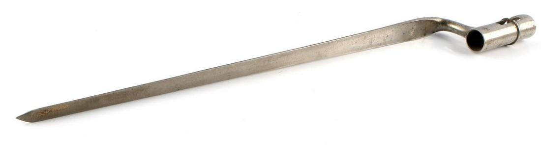 INDIAN WARS SPRINGFIELD US STAMPED SOCKET BAYONET: Retains polished finish, very good original condition.