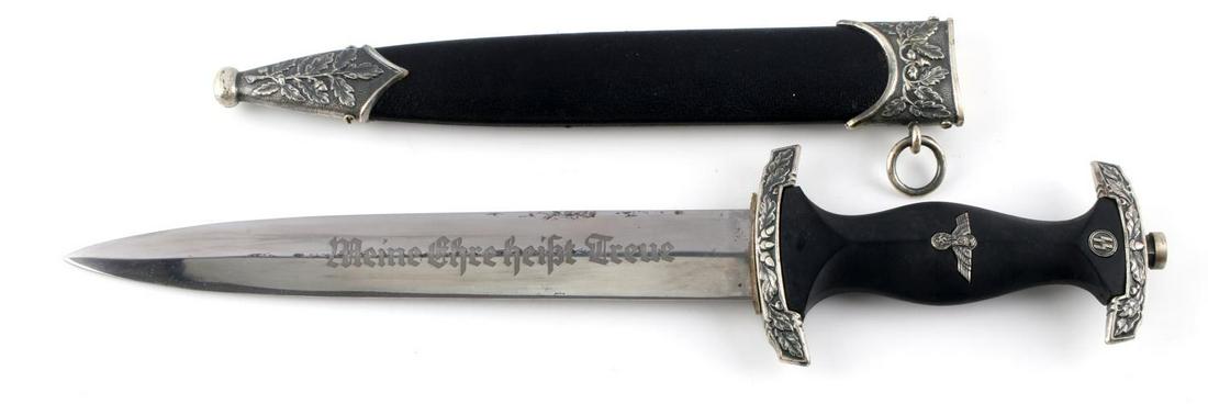 WWII GERMAN THIRD REICH SS HONOR RZM DAGGER