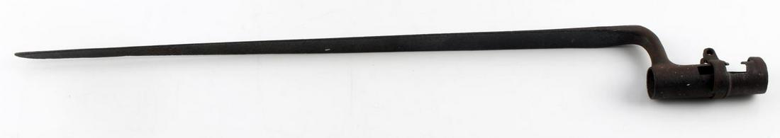 INDIAN WARS SPRINGFIELD SOCKET BAYONET: Relic condition, possible field find, nice collectible grade.