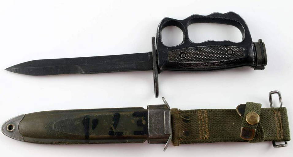 Us Vietnam Era M7 Knuckle Duster Knife