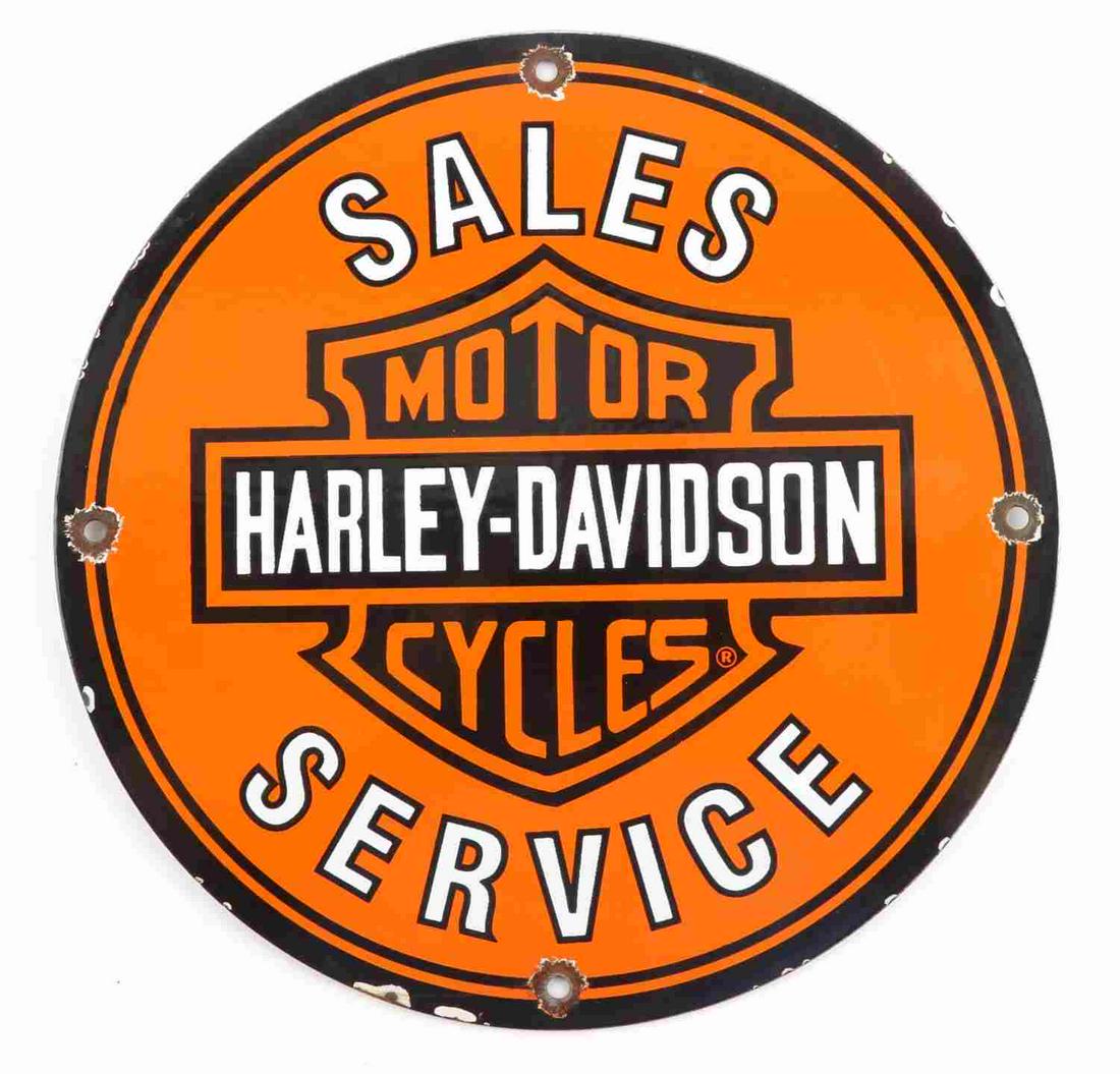 Harley Davidson Advertisements Signs For Sale At Auction