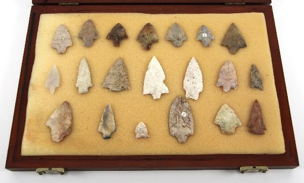 12x18 FRAME OF MOSTLY FLORIDA NEWNAN ARROWHEADS