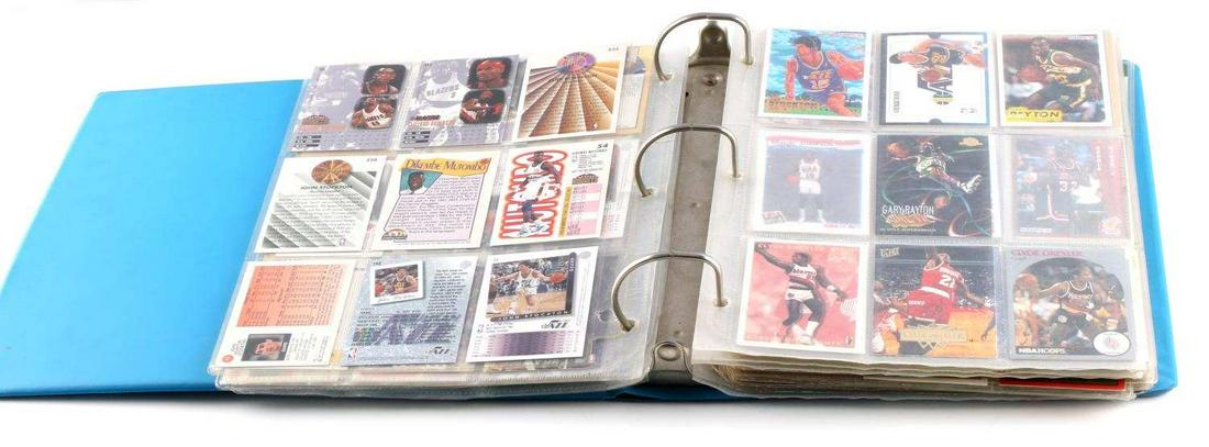 OVER 250 BASEBALL & OTHER SPORTS CARD LOT 1990S: Mostly 1990's with some 80's. Some names include: Cecil Fielder, David Robinson, Shaquille O'Neal, Karl Malone, Jerry Rice, Deion Sanders, Joe Montana, Dan Marino, Roger Clemens, Scottie Pippen, Jose