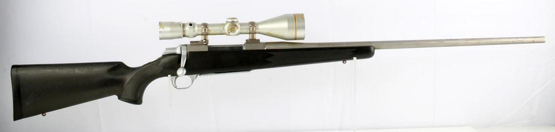 BROWNING 7MM A-BOLT RIFLE W LEUPOLD SCOPE: Vari-x III clear scope, Japan made, black composite stock, may have been camoflauge at some point as it has some glue residue on scope and barrel. clean clear bore, very good original condition. Requi