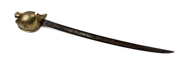 US MODEL 1860 NAVAL CUTLASS: Civil War era Naval cutlass, Model 1860. This model was a very close copy of a French pattern, though most naval cutlasses of this era were similar in appearance and design. Model 1860 was used by bot