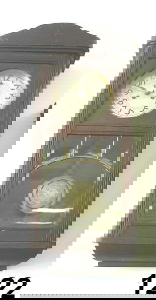 Antique E Riss Pendulum Wind Up Wall Clock Waln Apr 10 2005 Affiliated Auctions In Fl - Wind Up Pendulum Wall Clocks Antique E Riss Pendulum Wind Up Wall Clock Waln Apr 10 2005 Affiliated Auctions In Fl - Wind Up Pendulum Wall Clocks