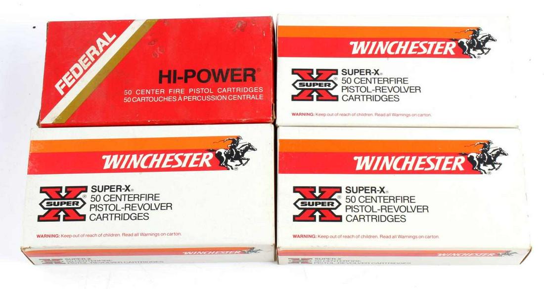 200 ROUNDS OF WINCHESTER 10MM AMMUNITION: Boxed factory rounds.