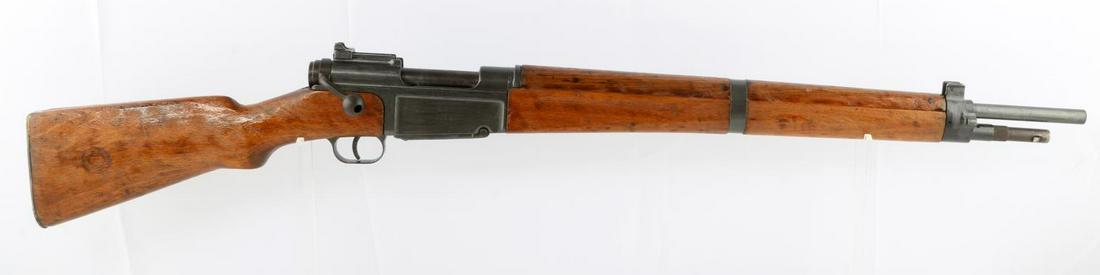 FRENCH MAS 1936 INDOCHINA BOLT RIFLE MISSING PIN: 1936 MAS Model 36 Bolt Action Rifle chambered in 7.5mm French. Bolt is missing tip of firing pin which strikes the round, and will likely need repairs, or to be replaced. Multiple serial numbers throu