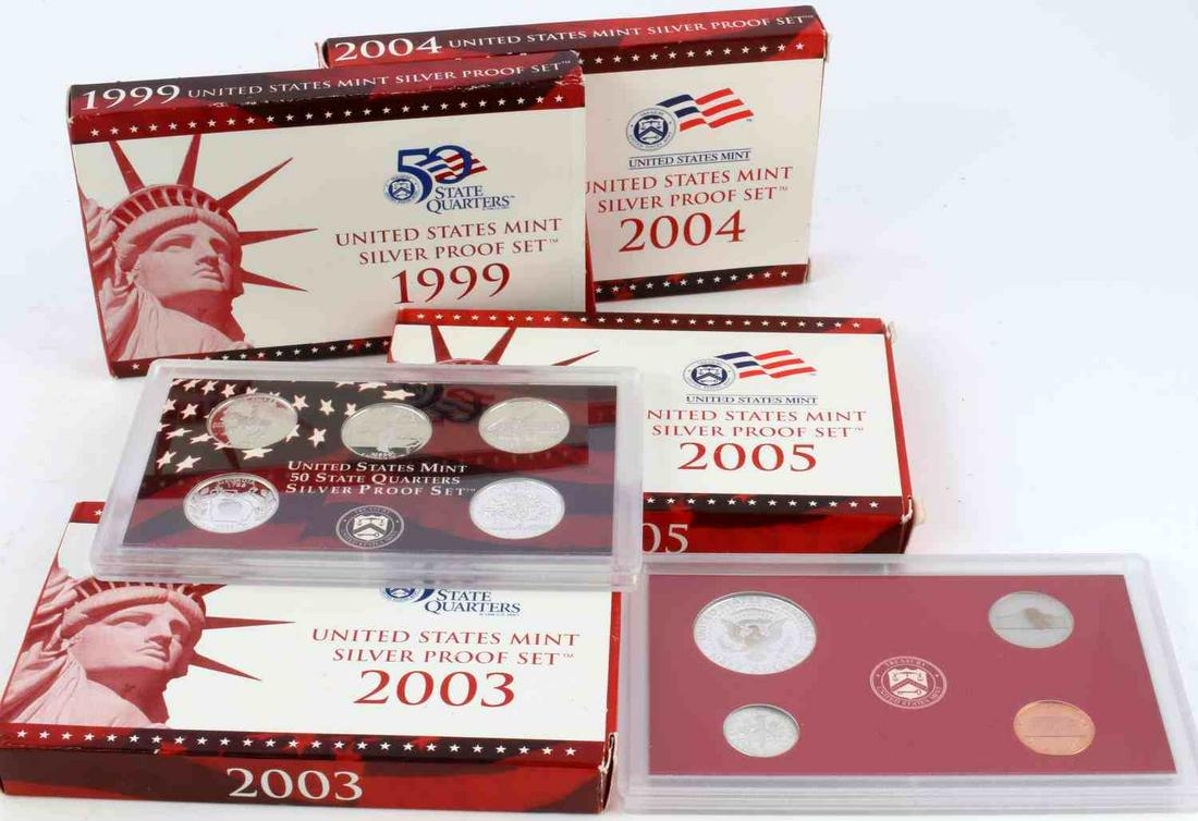 LOT 2 2012 SAN FRAN 2 COIN EA PROOF SILVER EAGLES: Lot includes two (2) sets. Each set contained in wood presentation box, each coin NGC proof 69 encapsulated.