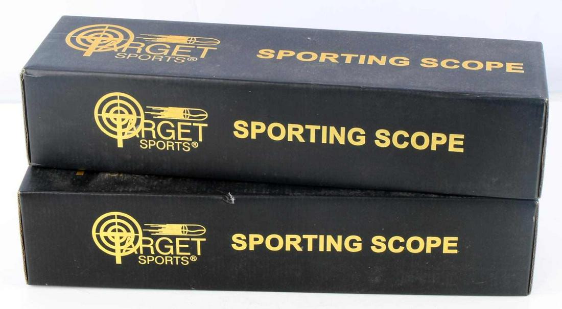 2 TARGET SPORTS SPORTING SCOPE 10 X 42 AO NIB: Each new in box.