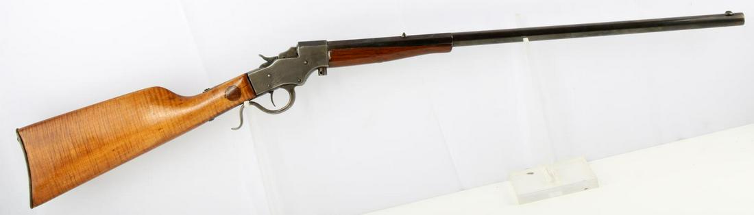1894 J STEVENS A&T CO .22 CALIBER LEVER BOYS RIFLE: 1894 J. Stevens A&T Co. .22 caliber lever action junior rifle. Dim bore with rifling present with no signs of pitting. 22 inch barrel marked to top "J. Stevens A&T Co Chicopee Falls, Mass U.S.A. Pat. 