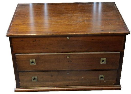 Civil War Era Officers Field Desk Restored Jan 30 2011