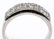 MENS 14K WHITE GOLD INVISIBLE SETTING DIAMOND RING - 2