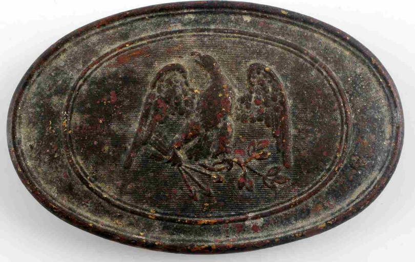 1864 Confederate Civil War Mississippi Belt Buckle