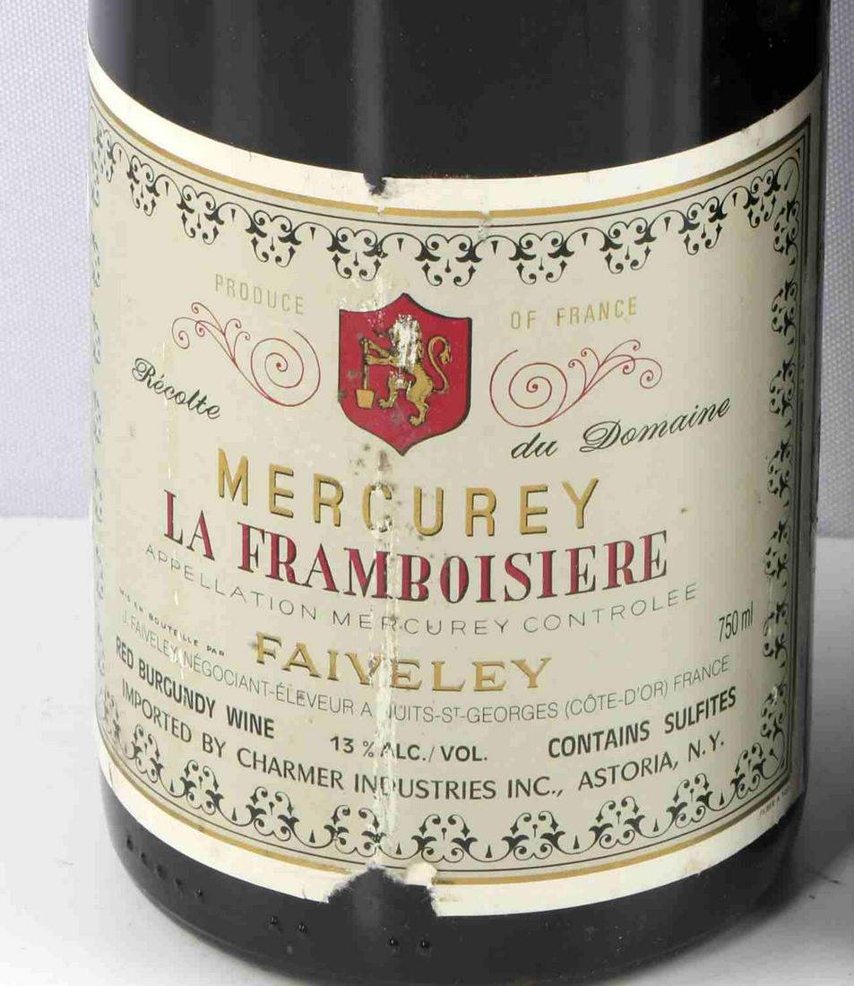 93 LA FRAMBOISI89 RAND CRU CLASSE 2013 TEMPRANILLO: Lot of 3. 1) 1989 Chateau Soutard Grand Cru Classe. Into neck ullage. 2) 2013 Justin Vineyards & Winery Reserve Tempranillo. Into neck ullage. 3) 1993 Domaine Faiveley Domaine de la Framboisiere Mercu