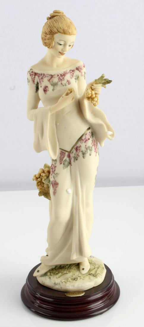 GIUSEPPE ARMANI 1996 ARIANNA PORCELAIN SCULPTURE: Giuseppe Armani (1935-2006, Italian) Annual Edition Porcelain figurine Arianna Model 400-C 1996. Condition: like new with original box. Height: 10 1/2 inches