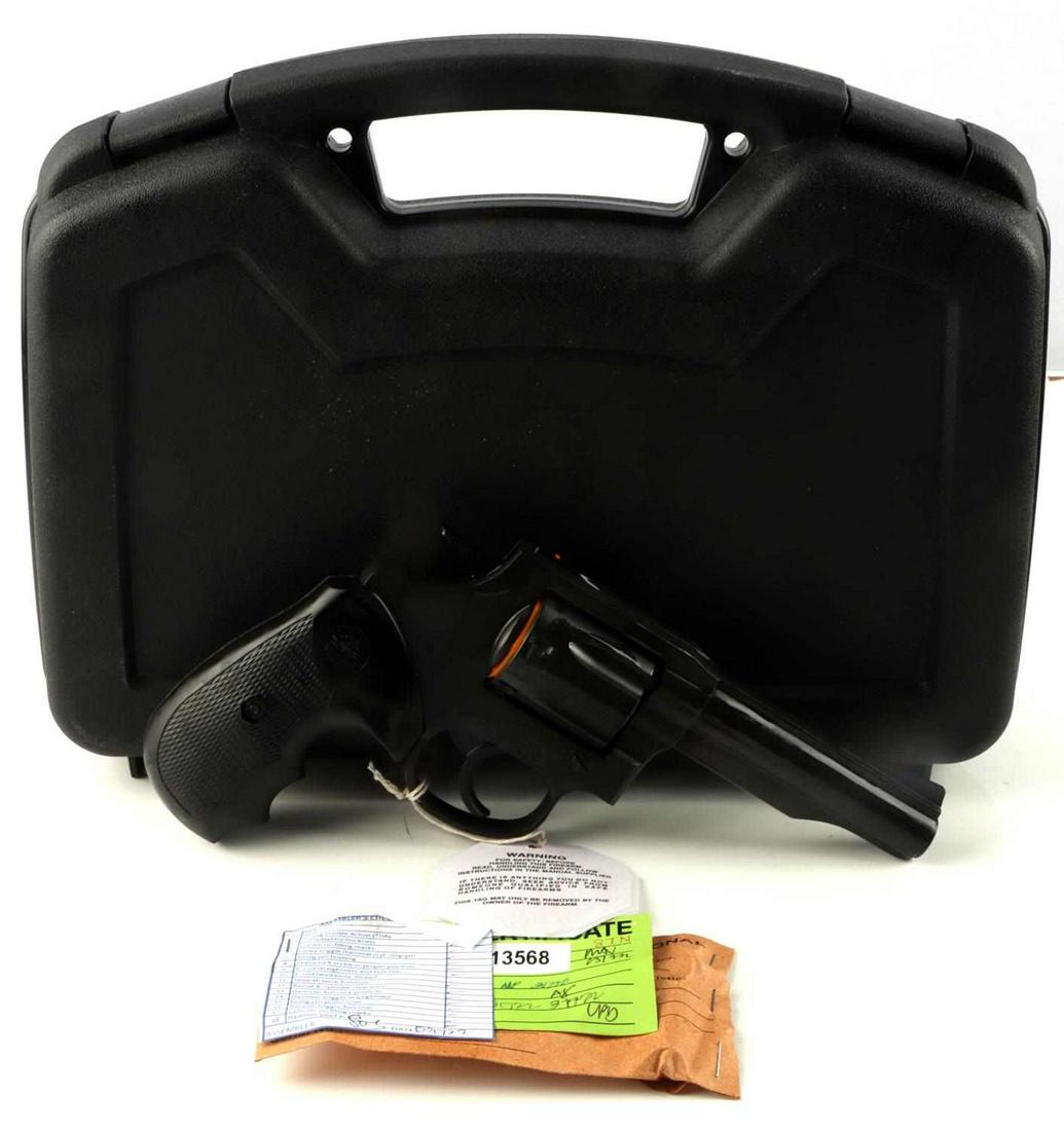 NIB ROCK ISLAND ARMORY 38 SPECIAL REVOLVER M200: New in Box Rock Island Armory RIA 38 Special Revolver, measures approx. 8.75 X 5.5 inches in overall length with a 4 inch barrel. Single & double action, 38 Special caliber, 6 round capacity, half shr