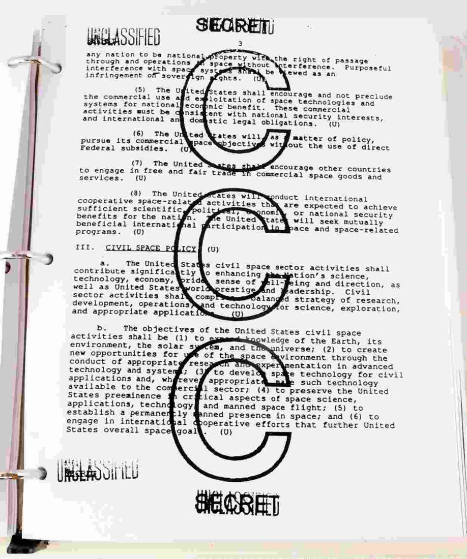100'S PRIOR SECRET & CLASSIFIED DOCUMENTS 1964 70S: From LBJ trip to South Vietnam to Nixon's dealing with Tehran and the Shah, all previously Secret and or classified, highly detailed, in four binders.