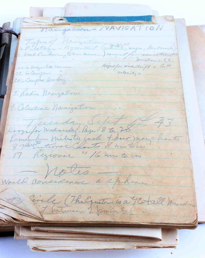 WWII ARTILLERY OFFICER TRAINING SCHOOL DOCUMENTS: From Fort Sill Ok. and Camp Livingston Louisiana, class notes, completion certificates. Soldiers name is R.N. Archer, interesting grouping.