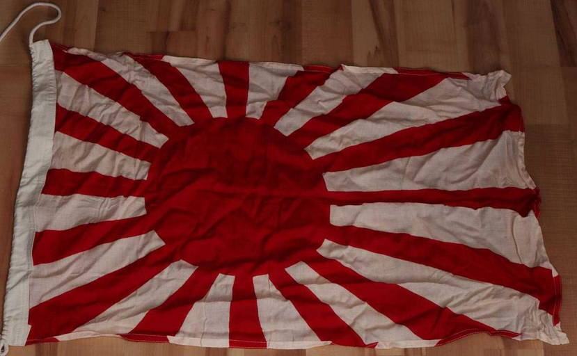 WWII IMPERIAL JAPANESE RISING SUN BATTLE FLAG (#6392) on Aug 17, 2022 ...