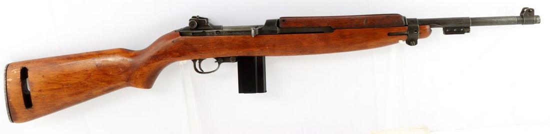 WWII US M1 UNDERWOOD INLAND CARBINE .30 CAL RIFLE: WWII US M1 Carbine from Inland and Underwood .30 caliber rifle with magazine. Receiver is from Inland Div, barrel is from Underwood. Bore is bright and clear with good rifling. Action, safety and maga