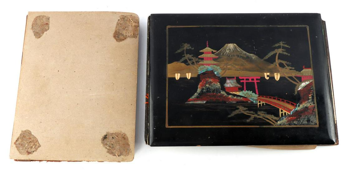 2 MILITARY PHOTOGRAPH ALBUMS WWII TO KOREA: Two albums one 437th Troop Carrier Wing, from Chicago to Korea, Japan, detailed photographs of every detail, 1950/51. The other is Okinawa showing many post war details, including Suicide cliff and sk