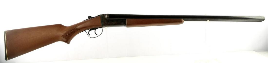 STEVENS MOD .311 SERIES H DOUBLE BARREL SHOTGUN: Stevens Mod .311 Series H double barrel 12 gauge side by side shotgun. Barrels measure 25 7/8 inches long and both feature bright and clear bores. Break action and trigger pull are smooth. Wood rear a