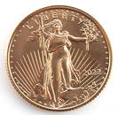 1/10TH OZ AMERICAN EAGLE GOLD COIN