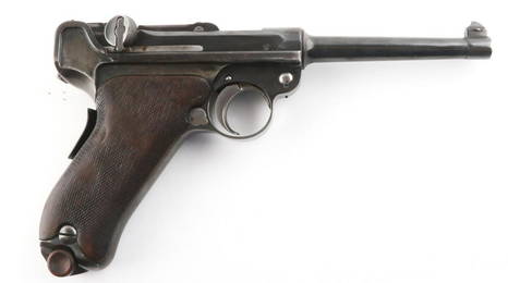 WWI DWM AMERICAN EAGLE LUGER P08 30 CAL HANDGUN