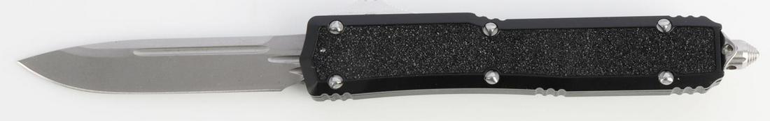 MICROTECH 8.5 INCH MAKORA SWITCHBLADE KNIFE: New in box. As photographed.