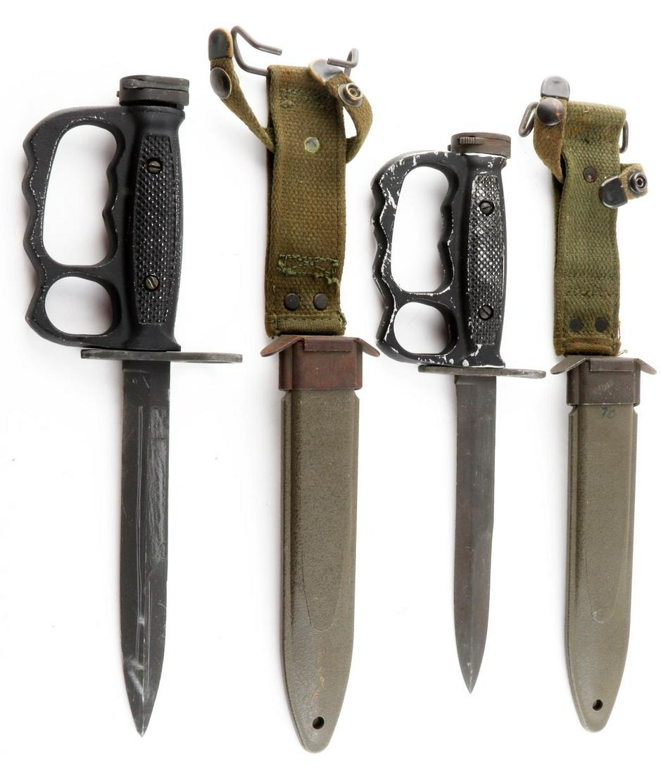 2 Us Vietnam M7 Knuckle Duster Knife